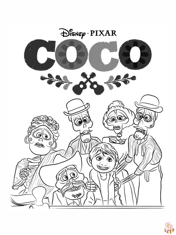 coloriage Coco