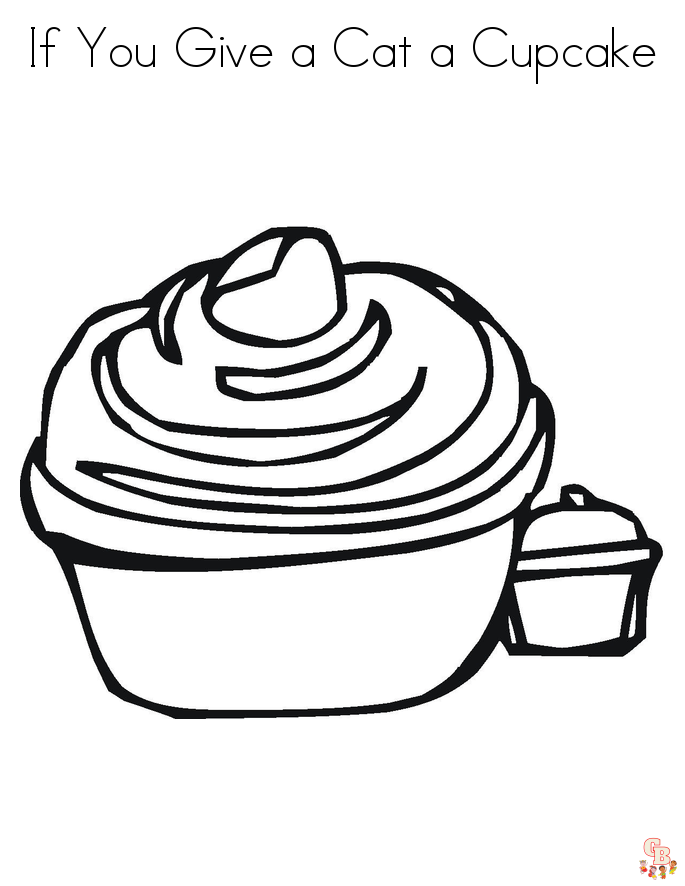 coloriage Cupcakes