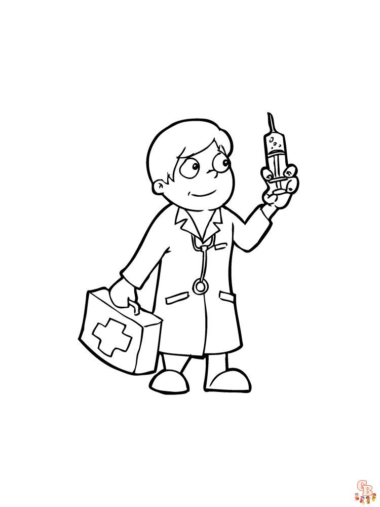 coloriage Docteur