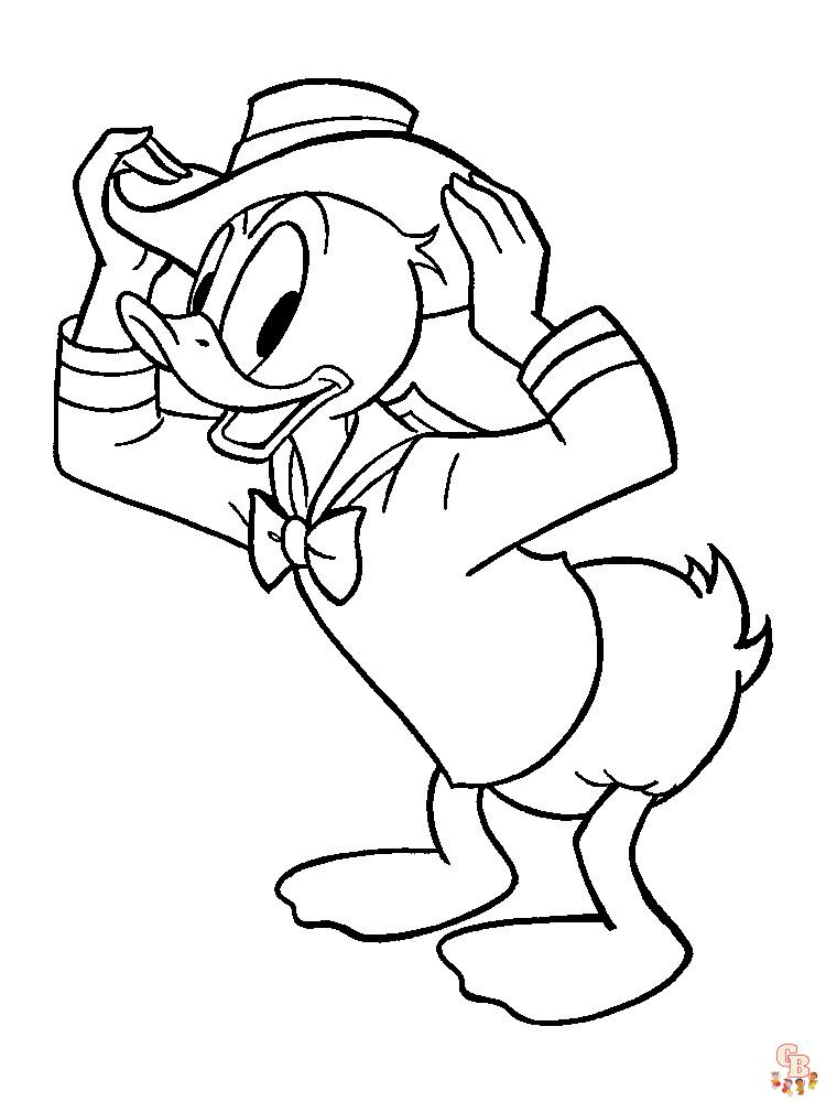 coloriage Donald Duck