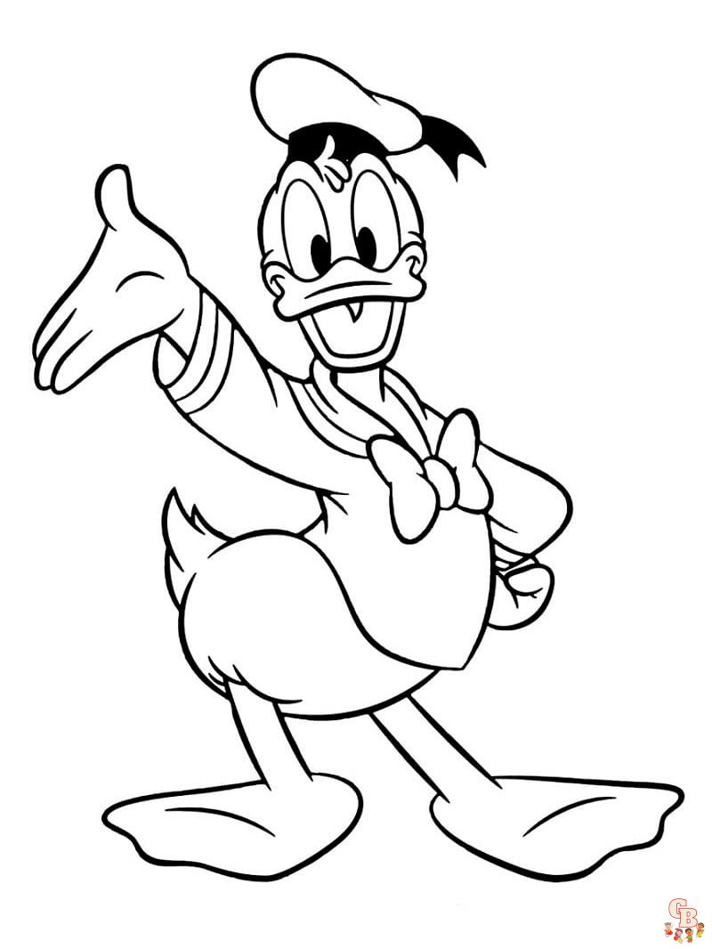 coloriage Donald Duck