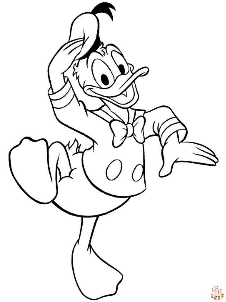 coloriage Donald Duck