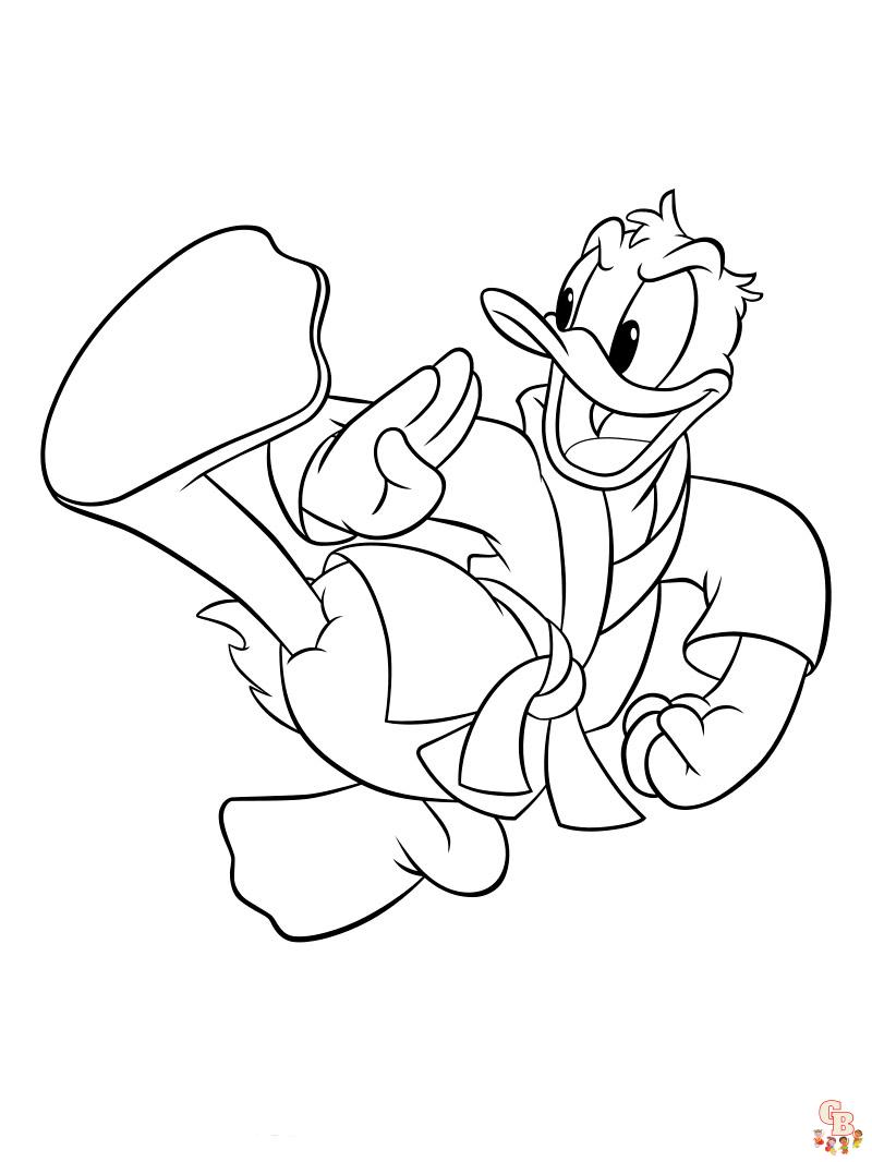 coloriage Donald Duck