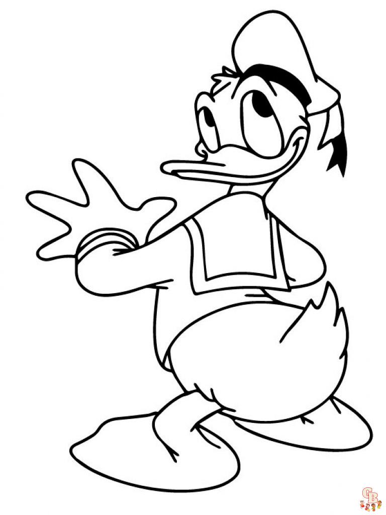 coloriage Donald Duck