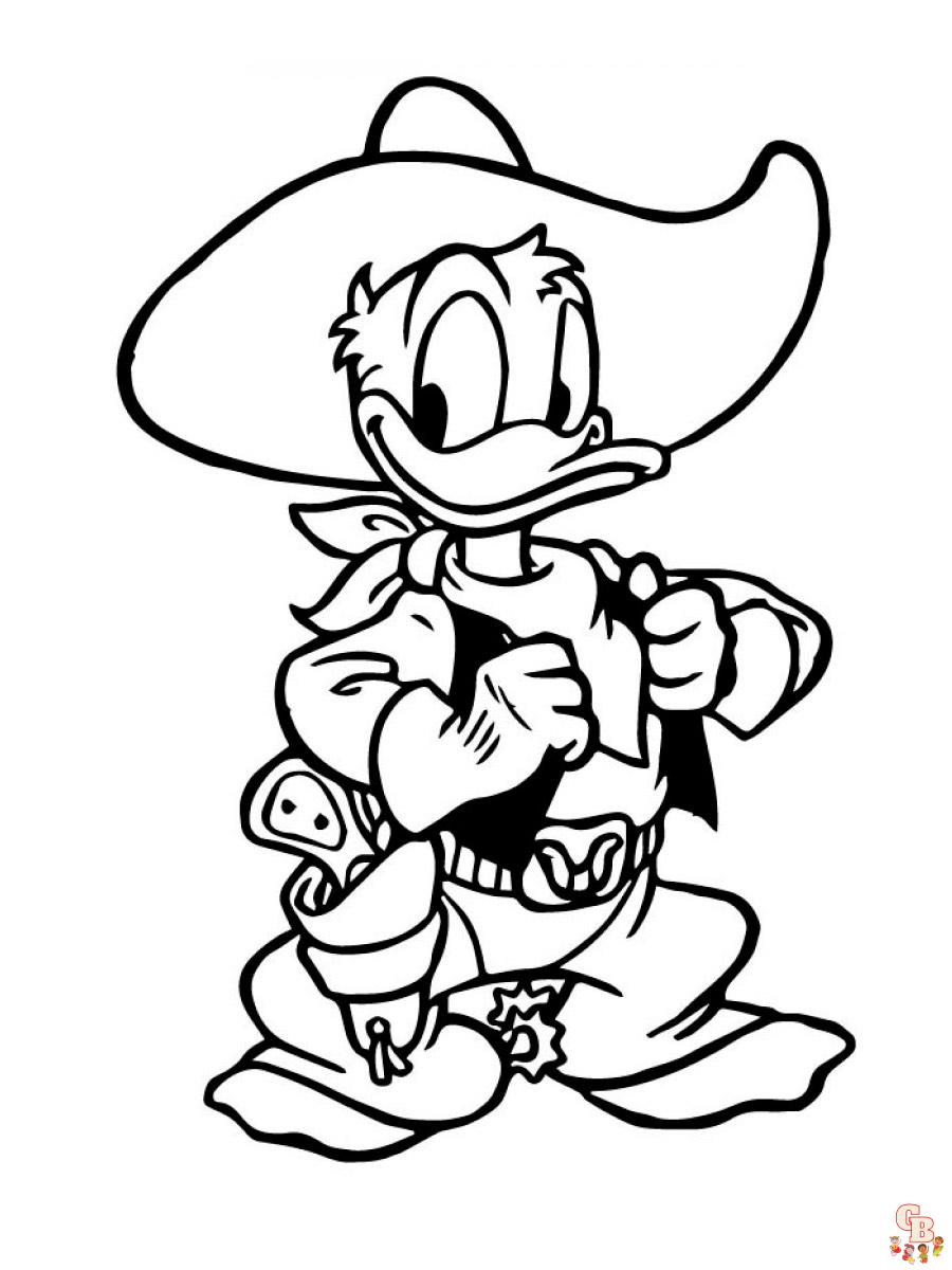 coloriage Donald Duck