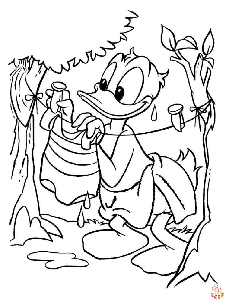 coloriage Donald Duck