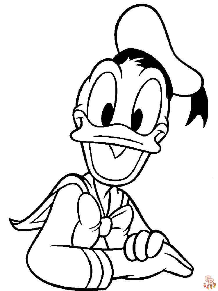 coloriage Donald Duck