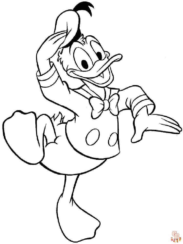 coloriage Donald Duck