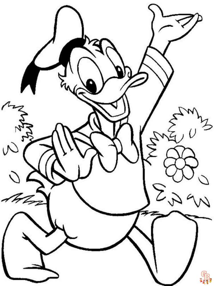 coloriage Donald Duck