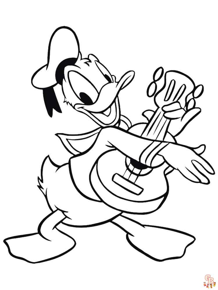 coloriage Donald Duck