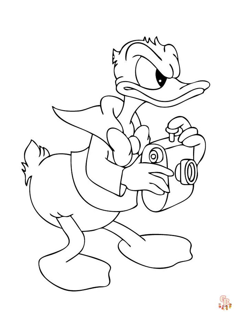 coloriage Donald Duck