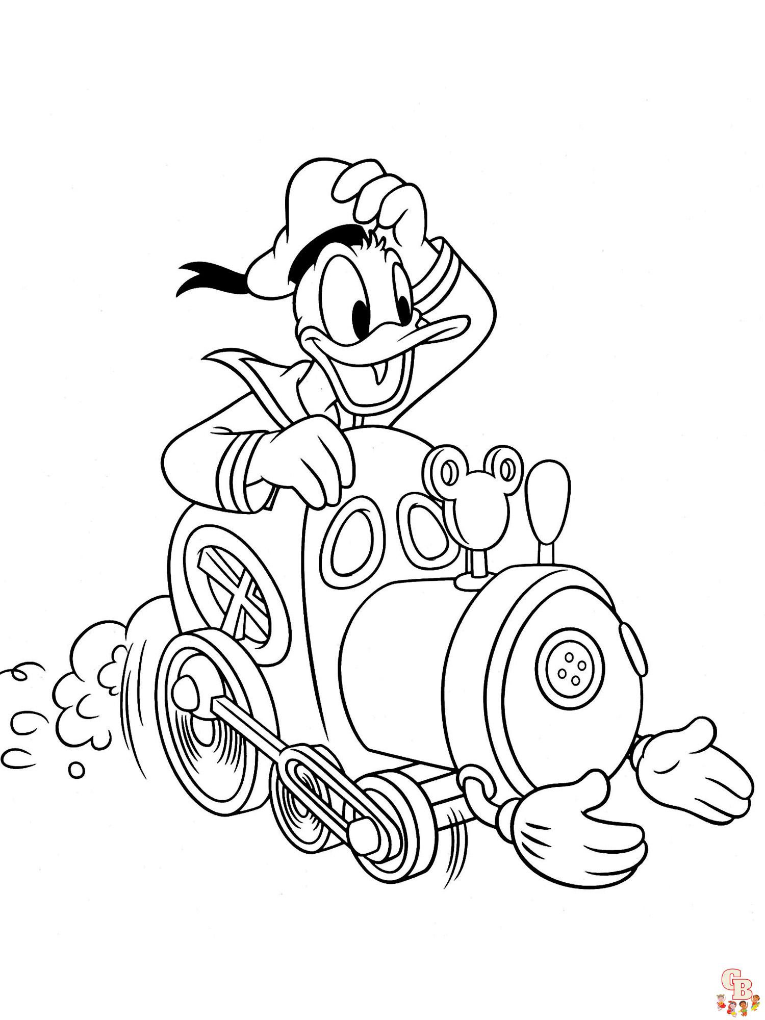 coloriage Donald Duck