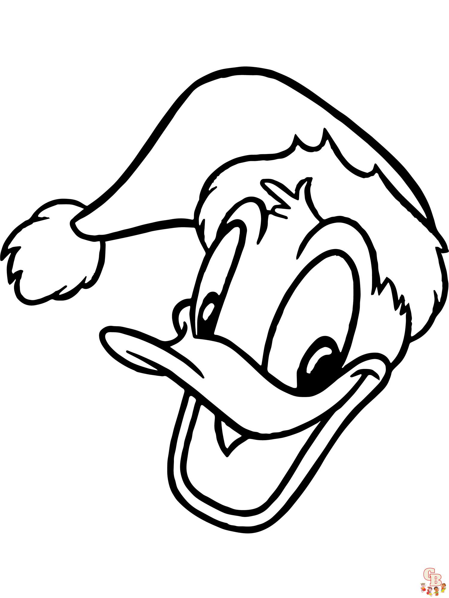 coloriage Donald Duck