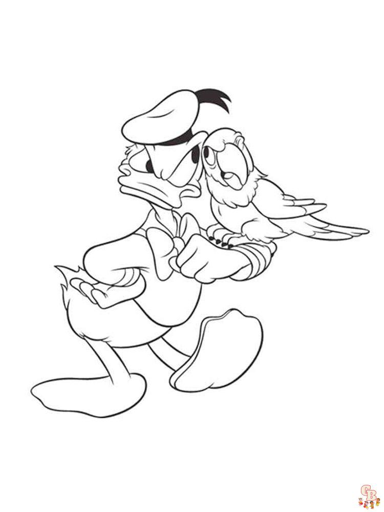 coloriage Donald Duck