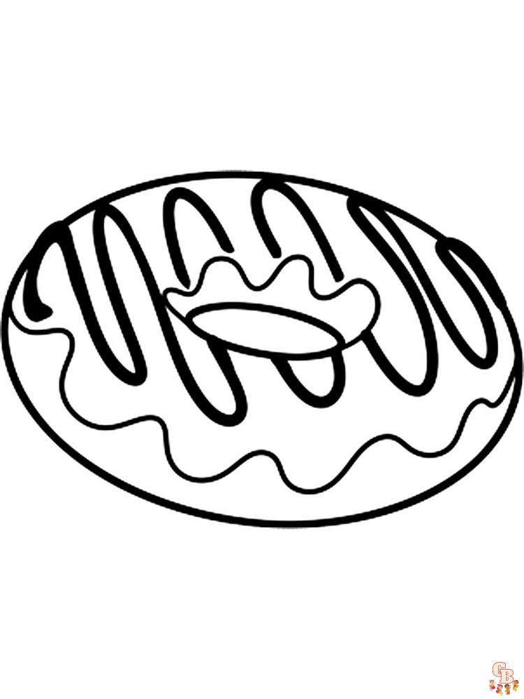 coloriage Donut