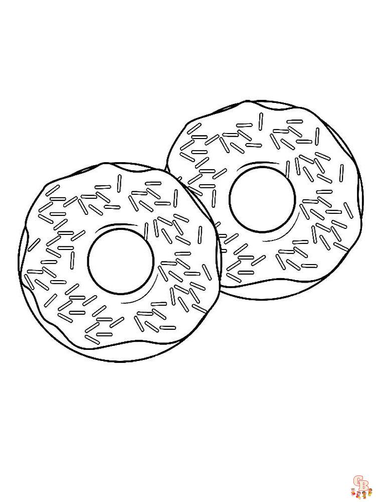 coloriage Donut