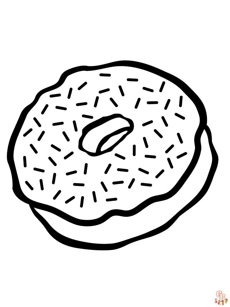 coloriage Donut