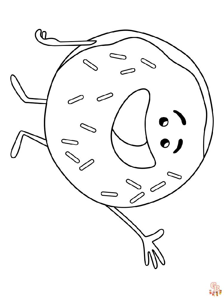 coloriage Donut