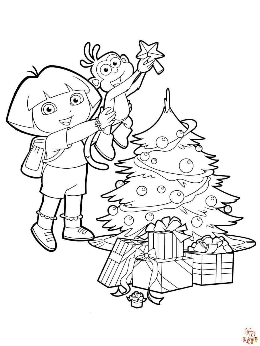 coloriage Dora