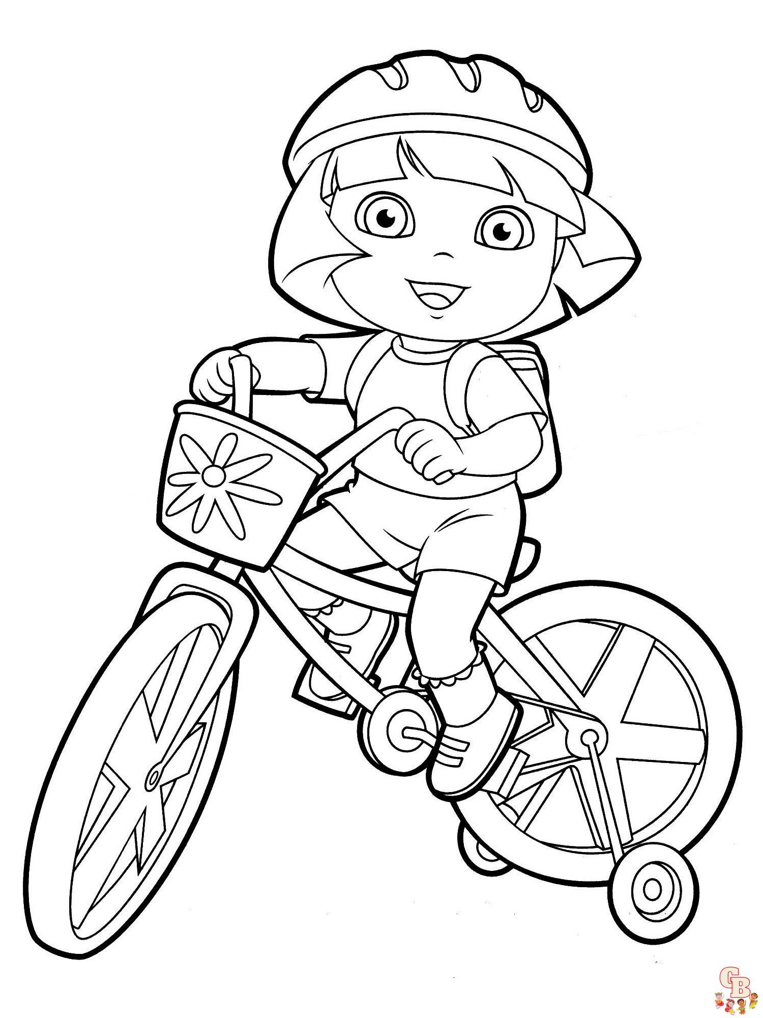 coloriage Dora