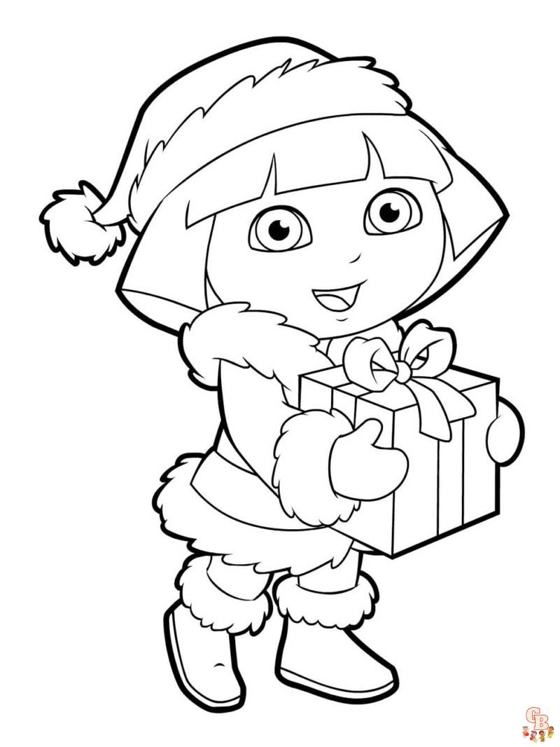 coloriage Dora