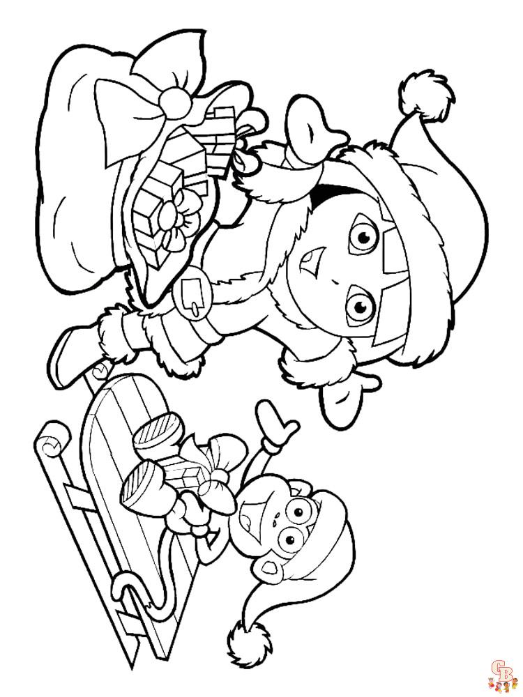 coloriage Dora