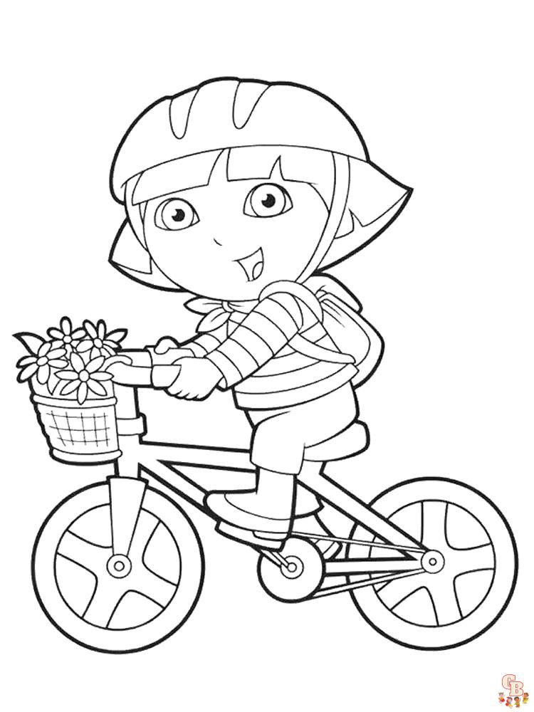 coloriage Dora