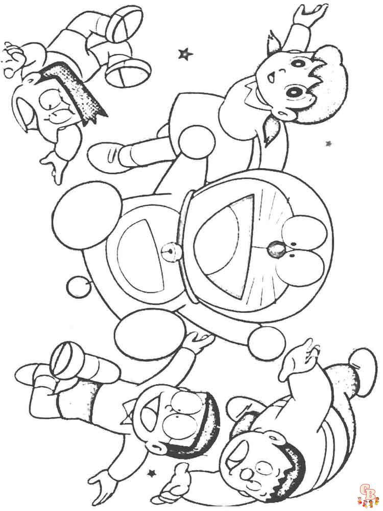 coloriage Doraemon