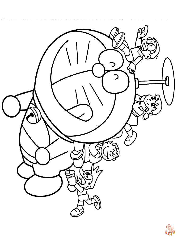 coloriage Doraemon