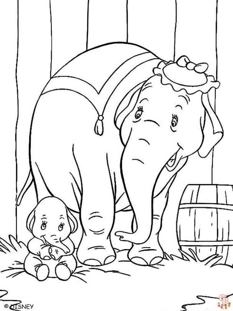 coloriage Dumbo