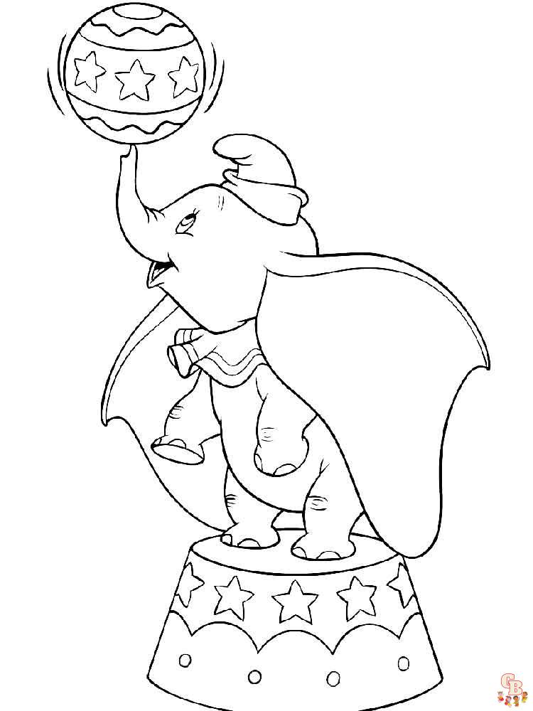 coloriage Dumbo