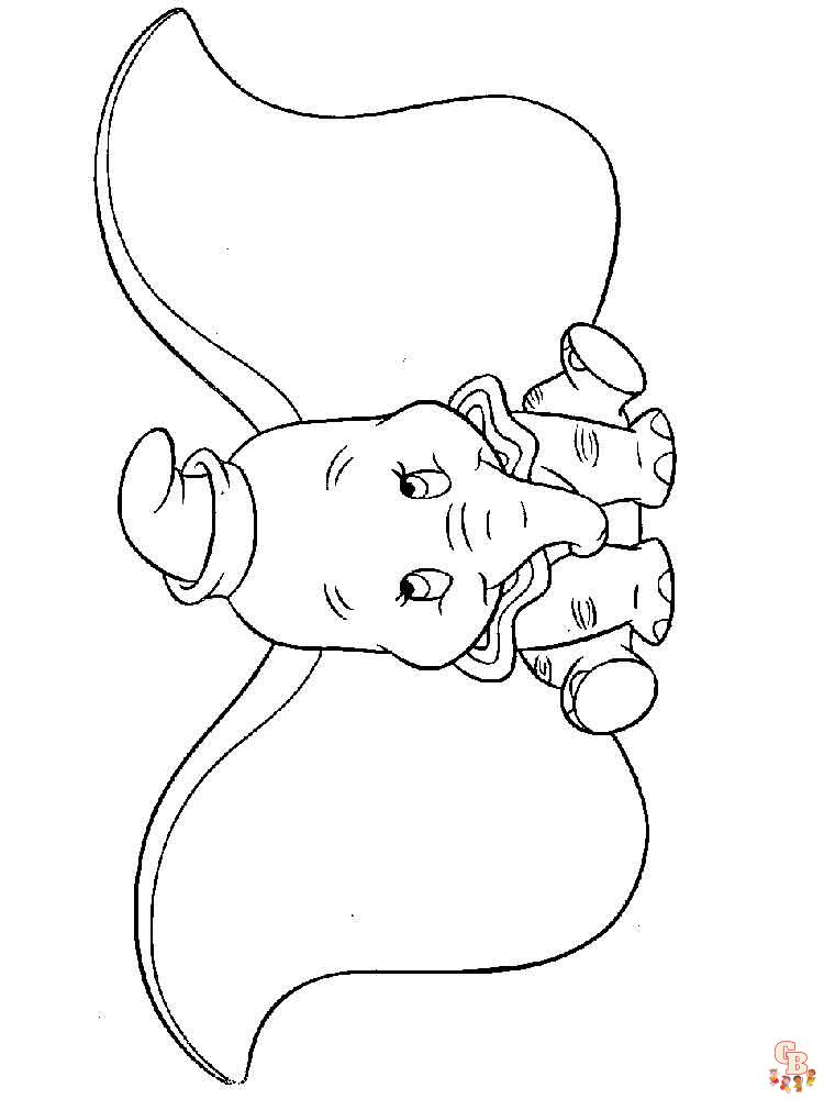 coloriage Dumbo