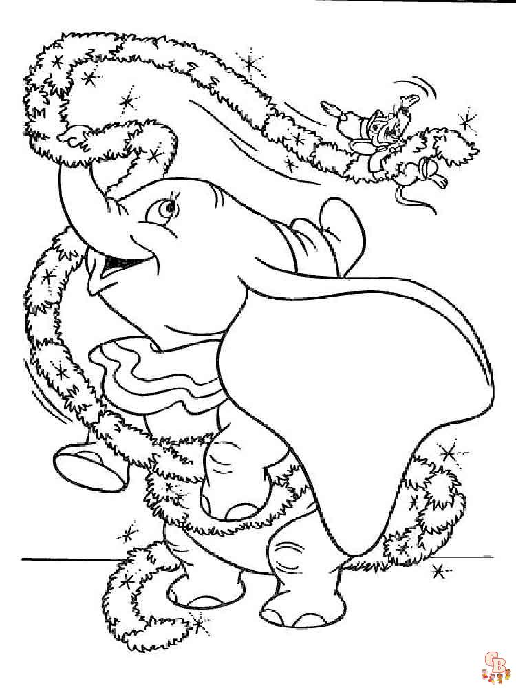 coloriage Dumbo