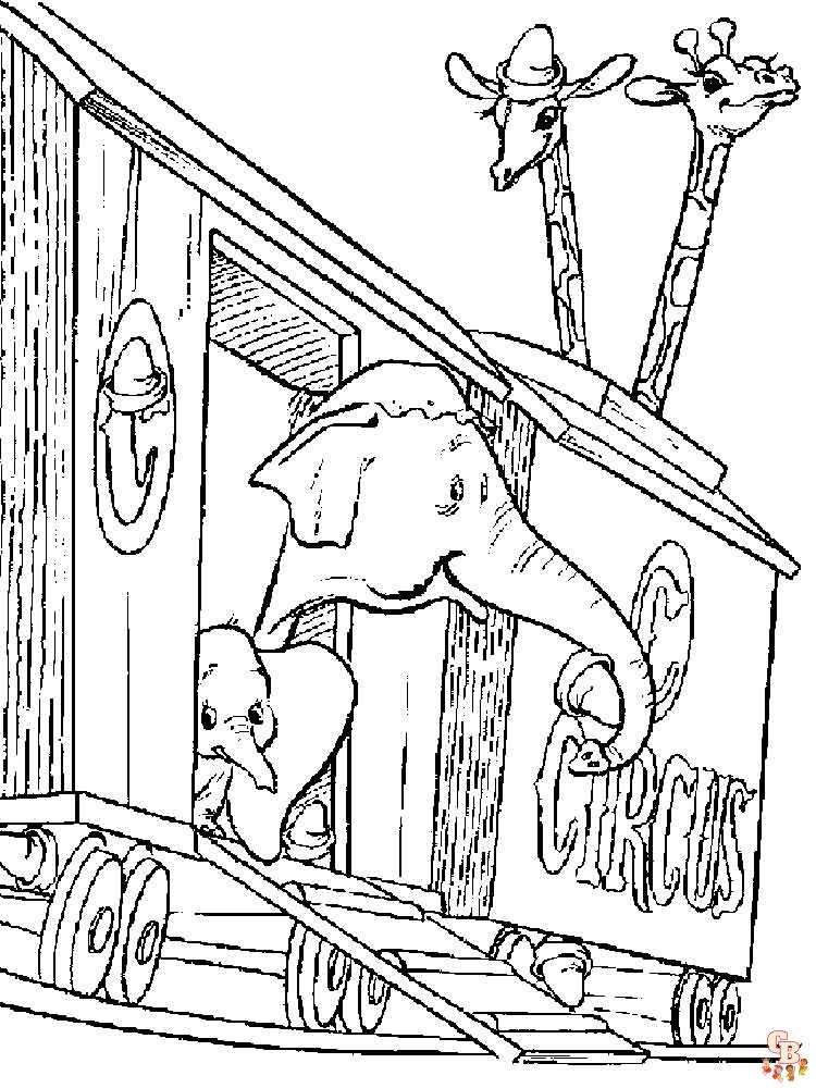 coloriage Dumbo