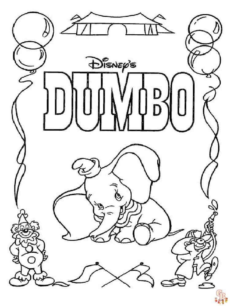 coloriage Dumbo