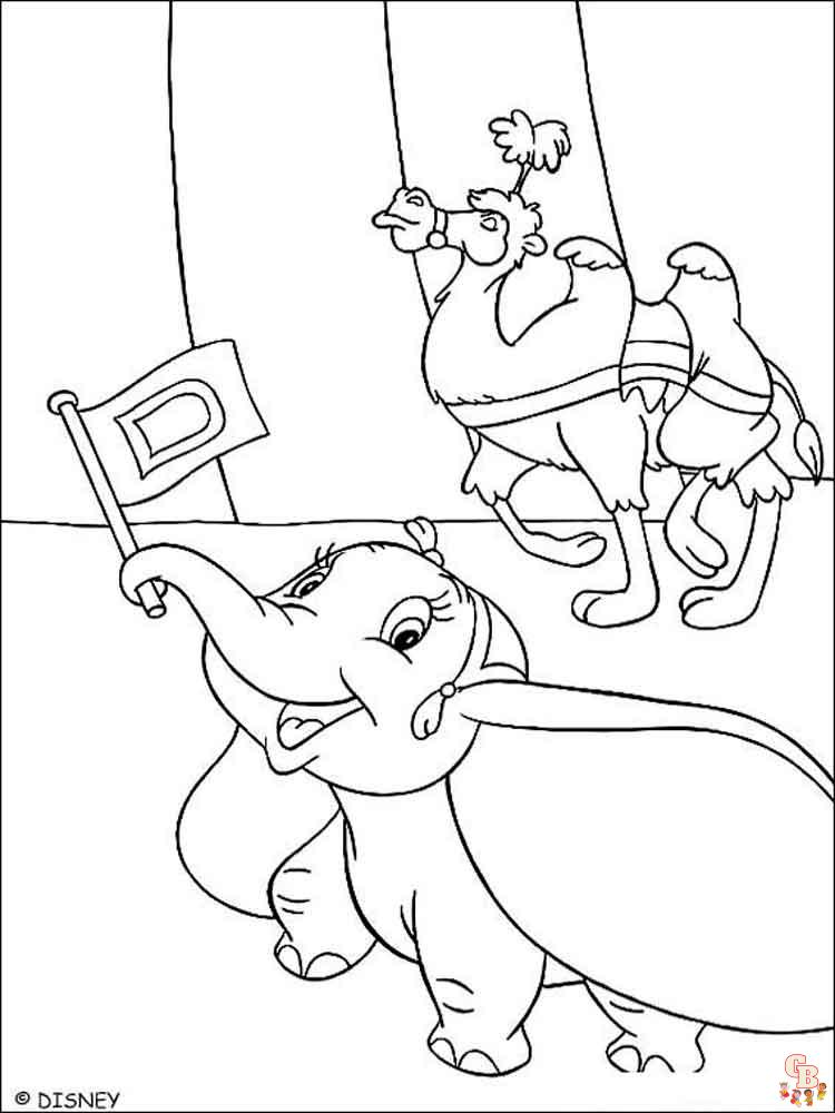 coloriage Dumbo