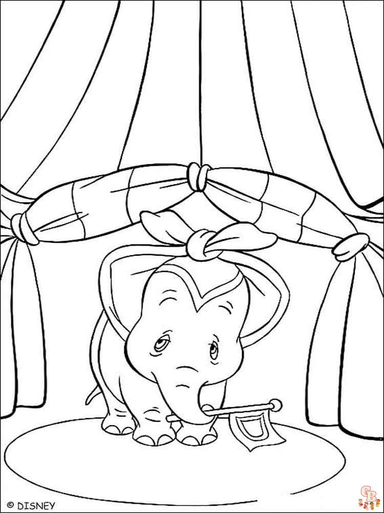 coloriage Dumbo