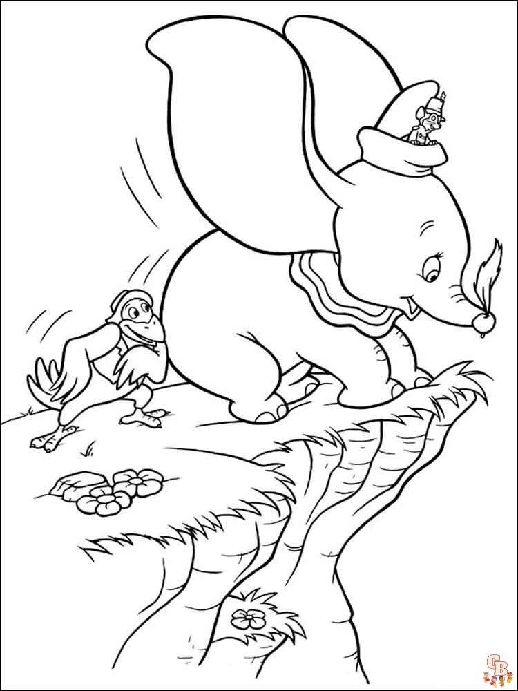 coloriage Dumbo