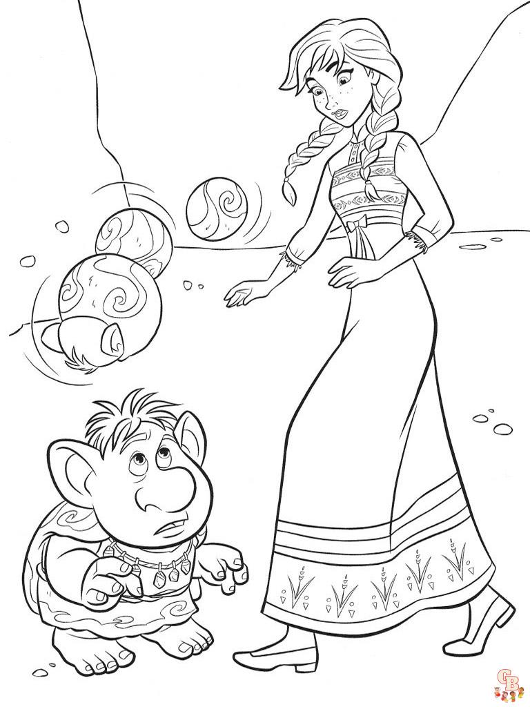 coloriage Frozen