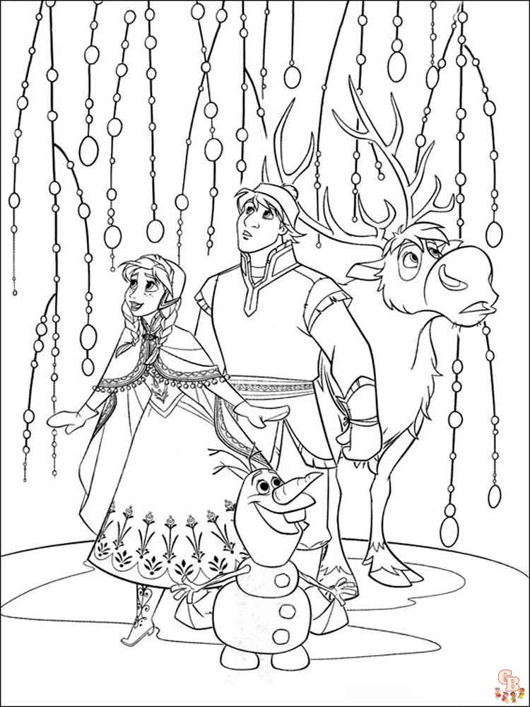 coloriage Frozen