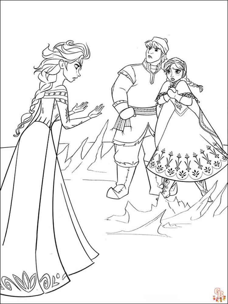 coloriage Frozen