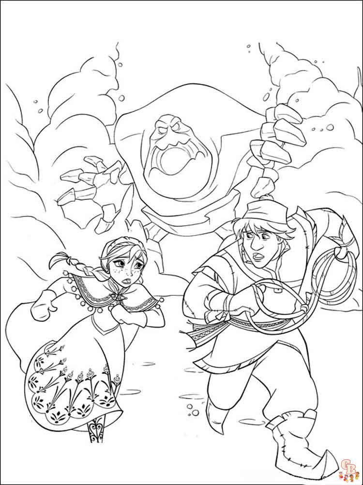 coloriage Frozen