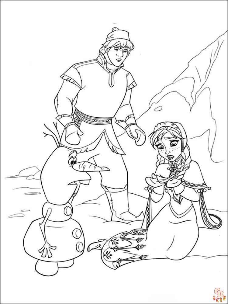 coloriage Frozen