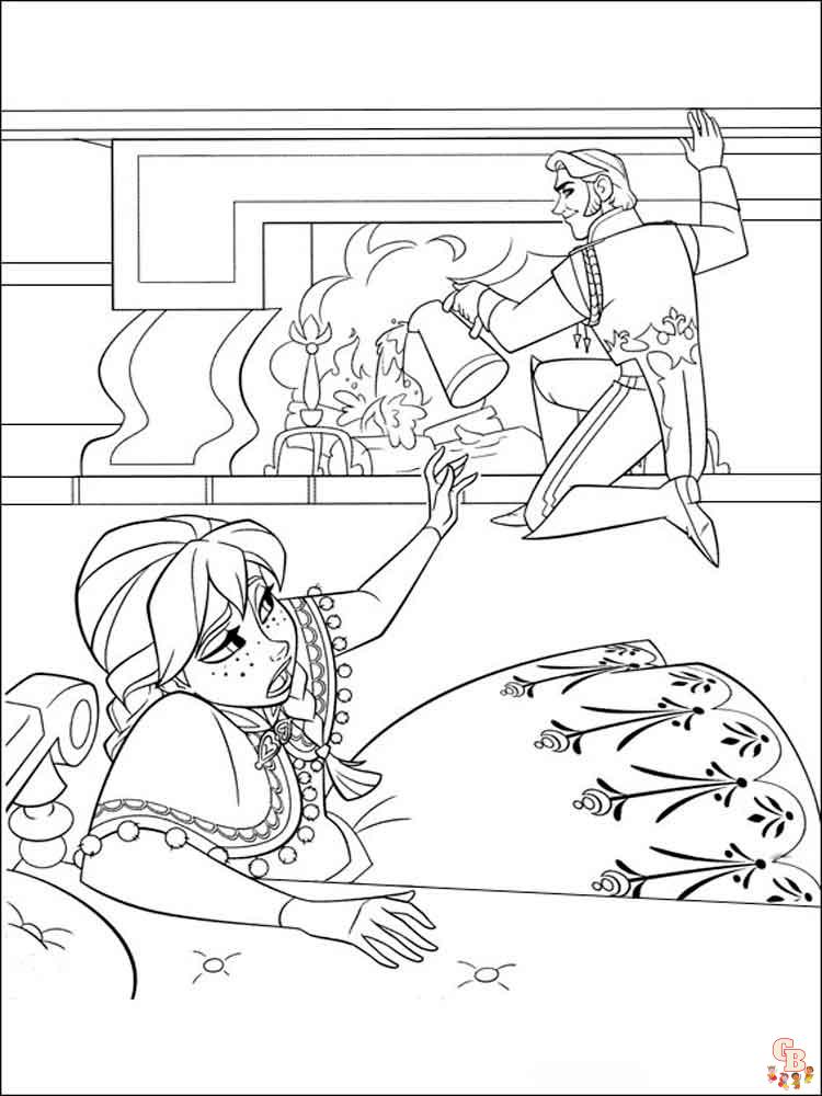 coloriage Frozen