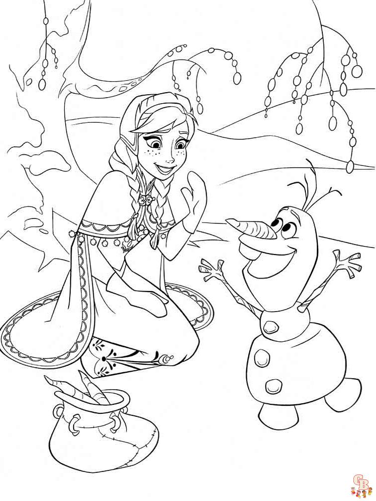 coloriage Frozen