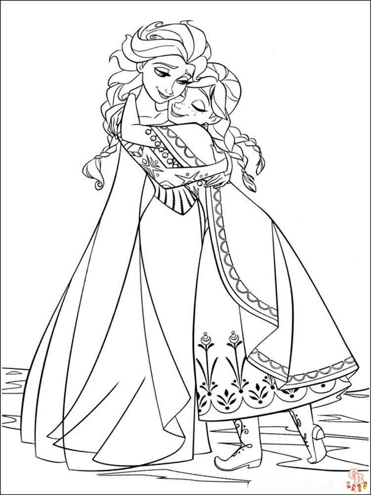 coloriage Frozen