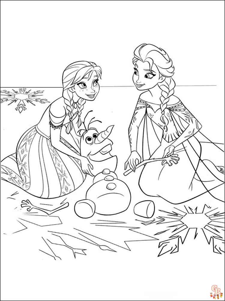 coloriage Frozen