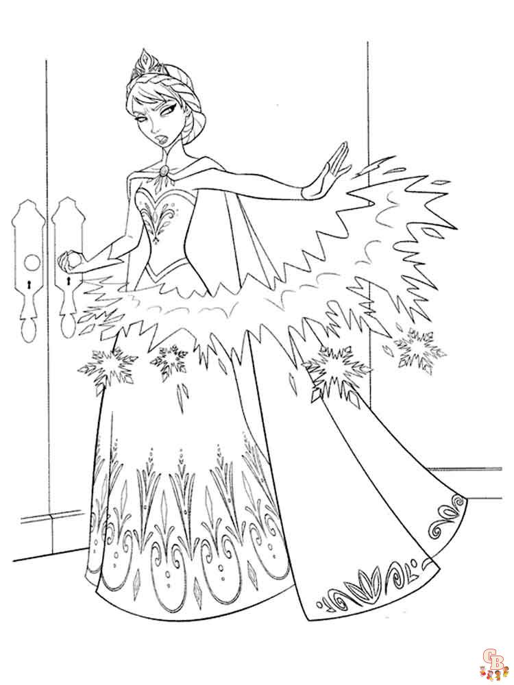 coloriage Frozen