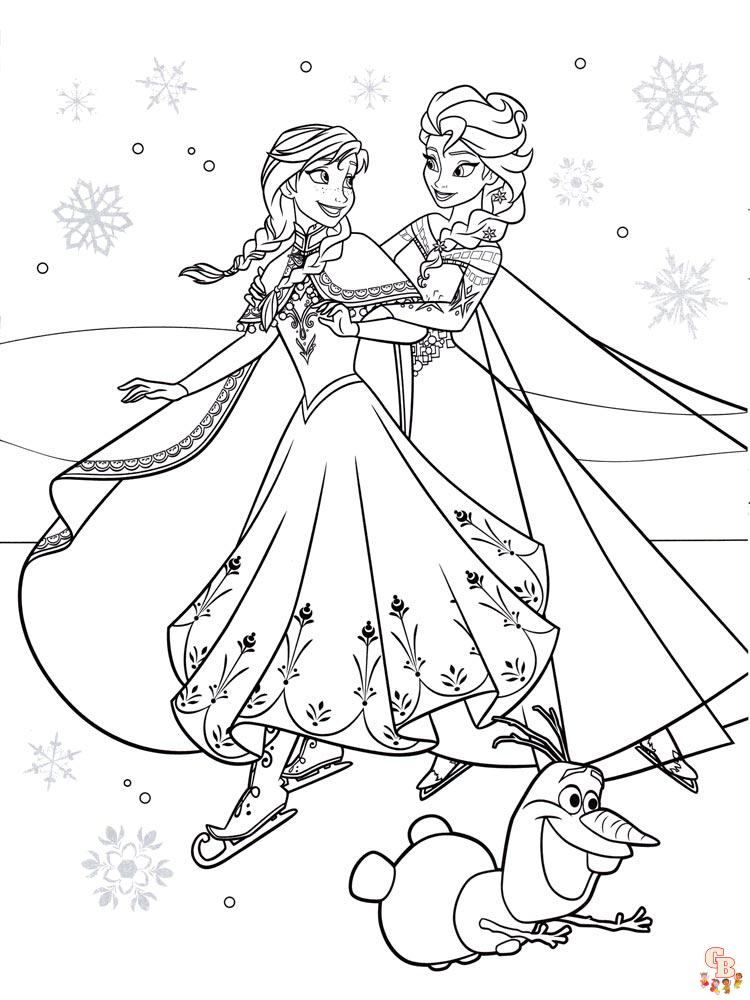 coloriage Frozen