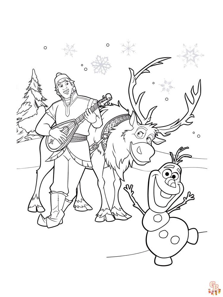 coloriage Frozen